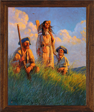 Sacagawea - Her First Glimpse Of The Beaverhead