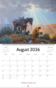 2026 Western Calendar - Long Live the West (PRE-ORDER)