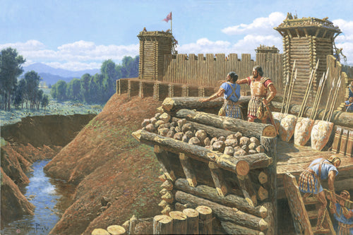 Moroni Fortifies the Land of the Nephites