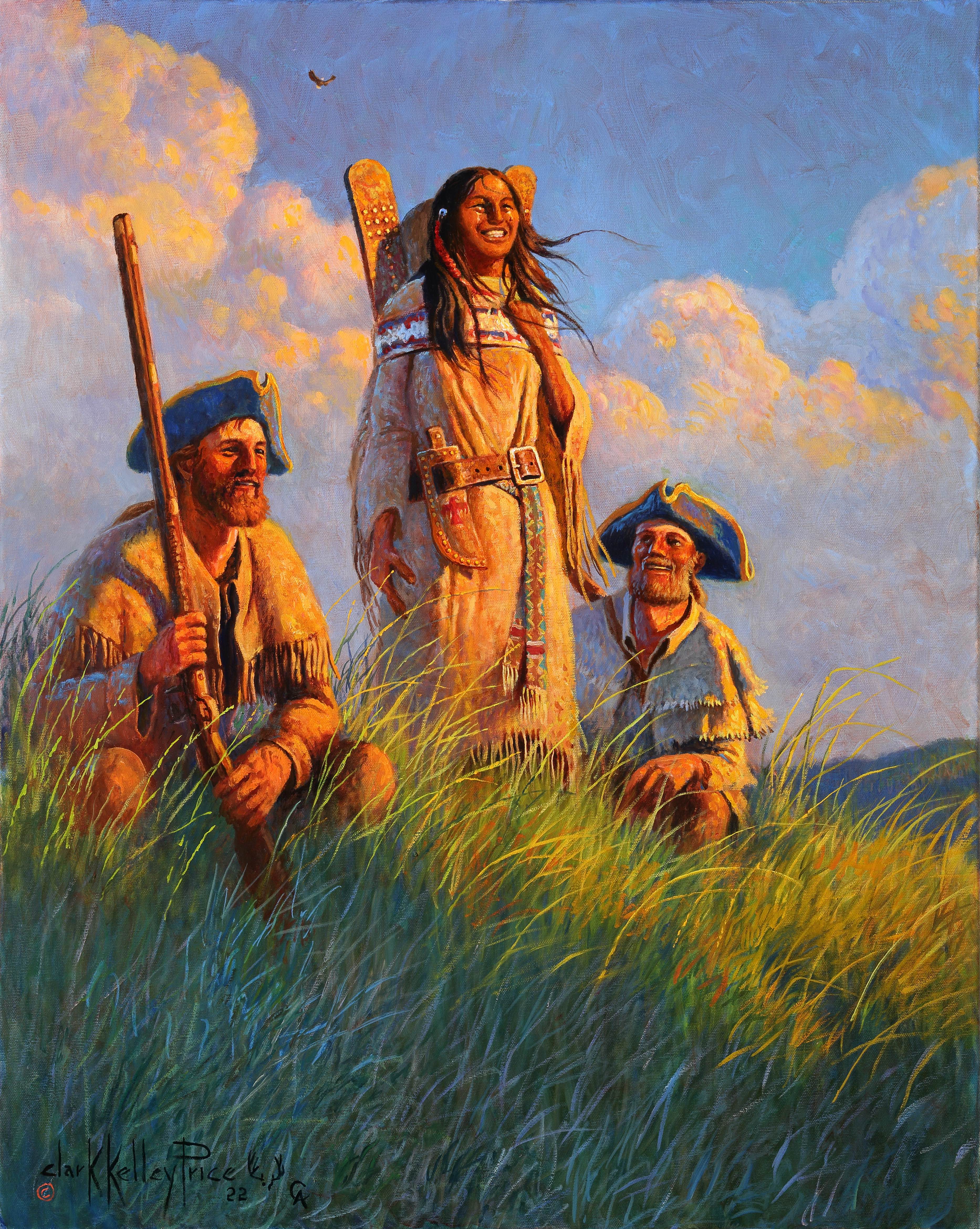 Sacagawea - Her First Glimpse Of The Beaverhead – Clark Kelley Price