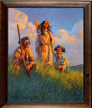Sacagawea - Her First Glimpse Of The Beaverhead